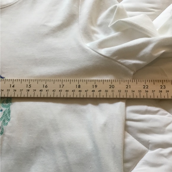 Coral Bay 3/4 sleeve T-shirt. Size Medium. 60%, cotton 40% polyester. - Picture 5 of 6